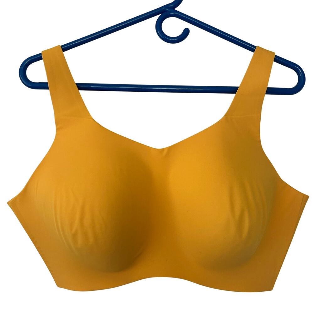 NWT Knix Catalyst High Impact Sports Bra 7+ Tangerine Orange Wireless 36 38 F G